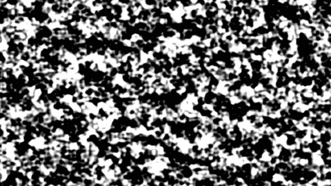 Noise Field Moving Over Static Noisy Mask Video stock 139713833