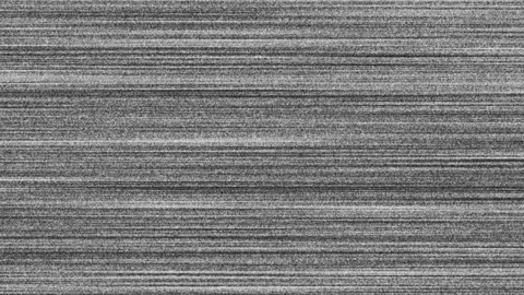 Noise in a flat screen television with SMPTE Color bars on Television effect Stock Footage 142074104