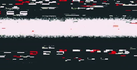 Noise Flickering Screen Lines and Pixels Flowing Colorful Background Stock-Footage 196262502