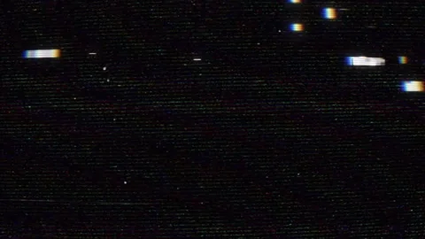 Noise Glitch Screen, VHS, Analog Tape, Old TV Lines Textured Stock Footage 332661730