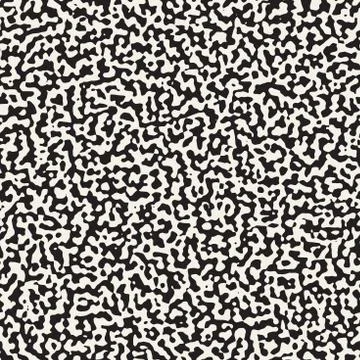 Noise Grunge Abstract Texture. Vector Seamless Black And White Pattern. Illustrazione stock