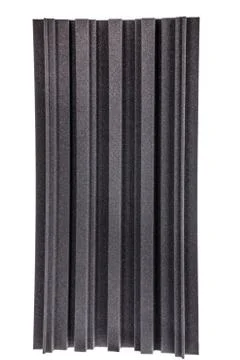 Noise isolating protective and shock absorber foam wall Foto stock