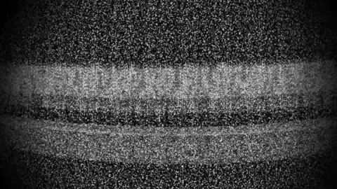 Noise on a old TV screen. tv screen noise glitch effect background. Stock Footage 291946292