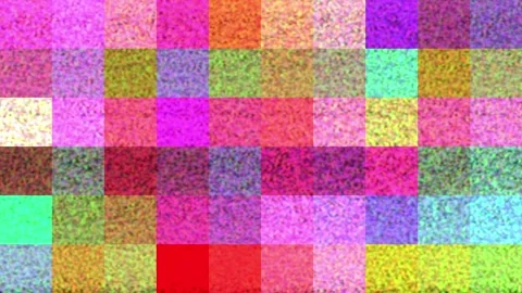 Noise Pixelate  background with television error effect. Stock Footage 342019533