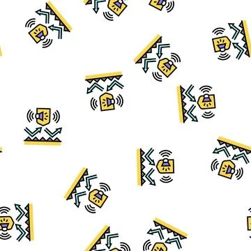 Noise protect layer vector seamless pattern 库存插图