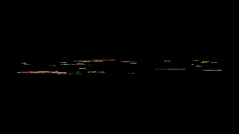 Noise Retro Screen, Glitch TV Noise, Chaos Signal Distortion. Stock-Footage 303096461
