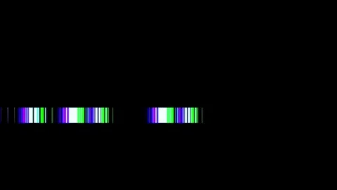 Noise Retro Screen, Glitch TV Noise, Chaos Signal Distortion. Stock-Footage 303096473