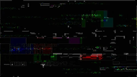 Noise Scratch Defects Tv Pixel Screen Glitches Flickering Background Stock Footage 121429346