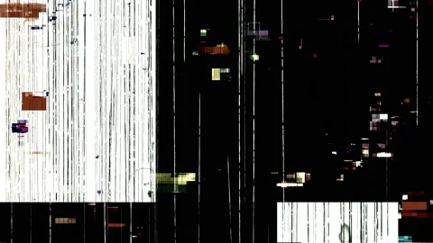 Noise Scratch Tv Screen Lines Motion Background Stock Footage 99649055