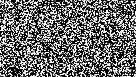 Noise screen with radio waves static lines and dots. Electromagnetic interf.. 動画素材 325635128
