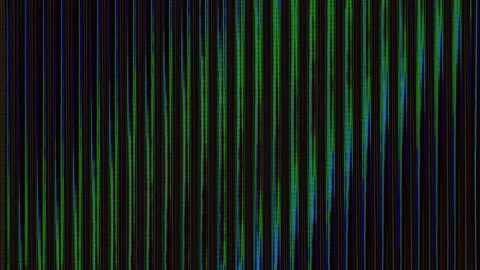 Noise Screen RGB Colored Lines Flickering Flowing Abstract Motion Background Stock Footage 148128322