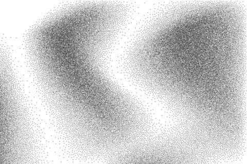 Noise spots spray pattern gradient. Grain stippled airbrush background. Grunge Illustrazione stock