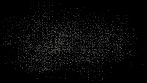 Noise Static Living Ghost Abstract Particle Cloud Motion Stock-Footage 346882228