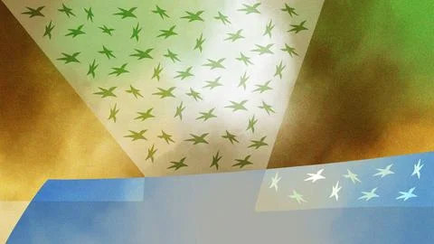 Noise texture background. different modern patterns on it. social media concept Stock Illustration