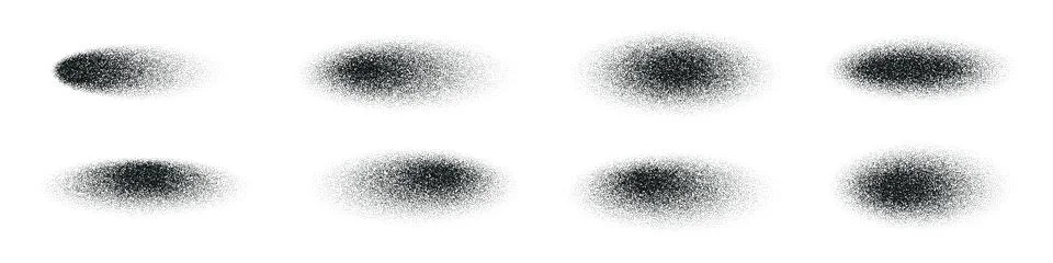 Noise texture with gradient grain, circle effect, grainy sand gradation and.. Stock Illustration