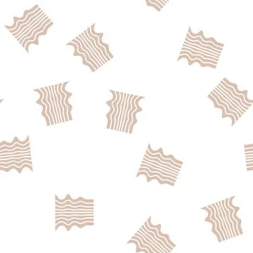 Noise waves glyph seamless pattern 스톡 일러스트