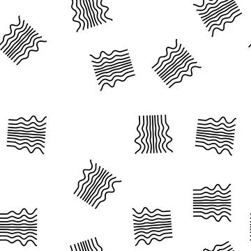 Noise waves vector seamless pattern Stock Illustration