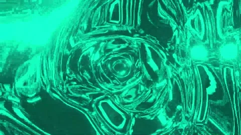 Noised tunnel vj loop calming turquoise Video stock 200929610
