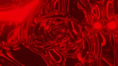 Noised tunnel vj loop calming red Stock Footage 200929620
