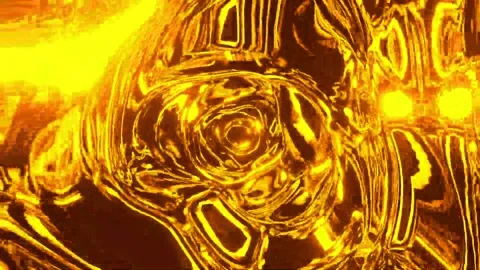 Noised tunnel vj loop calming orange Video stock 200929661