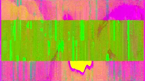 Noisy colorful pixel glitch loop animation. Stock Footage 232444120