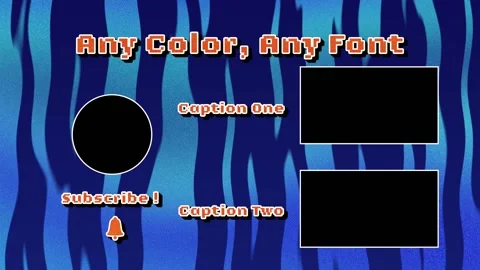 Noisy Gradient End Cards Stock After Effects