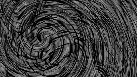 Noisy Gray Vortex Effect with Ink-Styled Negative Noise Stock Footage 153778701