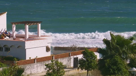 Noisy lunch beach side, Stock-Footage 47746802
