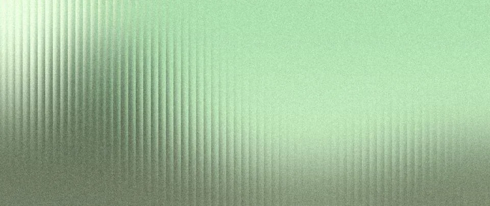 Noisy ribbed gradient backdrop in green, olive shades featuring vertical gl.. Stock Illustration