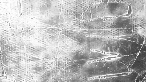 Noisy Stylized Grunge Texture Background Stock Footage 296186605