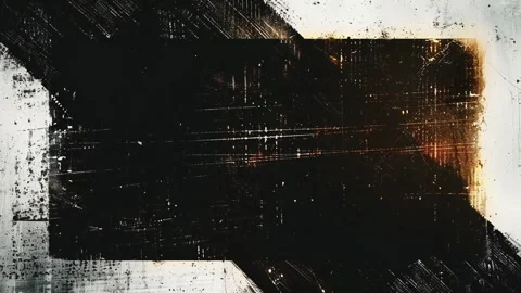 Noisy Stylized Grunge Texture Frame Stock Footage 293507209