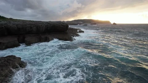 Noja´s cliff Stock Footage 157357289