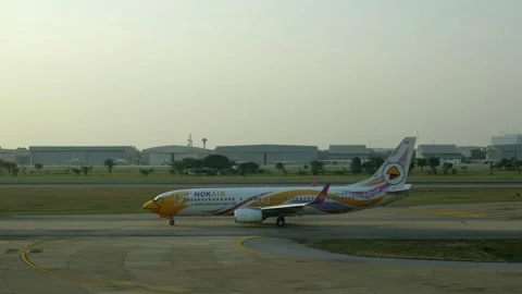 Nok Air plane Stock Footage 275844129