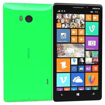 Nokia Lumia 930 Green 3D Model