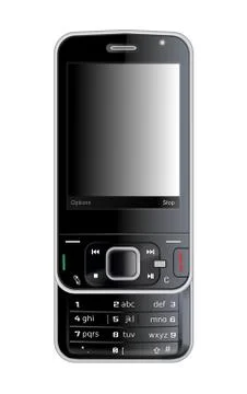 Nokia n96 cell phone Stock Illustration