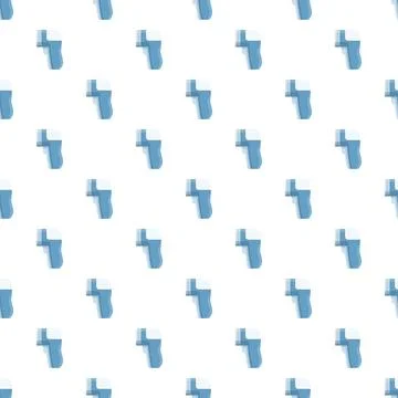 Non contact thermometer pattern for temperature screening Stock Illustration