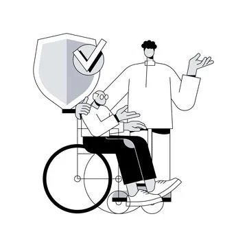 Non-contributory benefit abstract concept vector illustration. Stock Illustration
