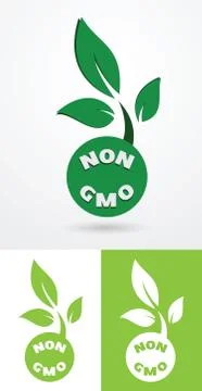 Non gmo sign Stock Illustration