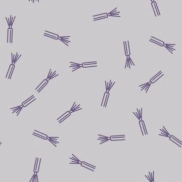 Non metallic wire line seamless pattern Stock Illustration