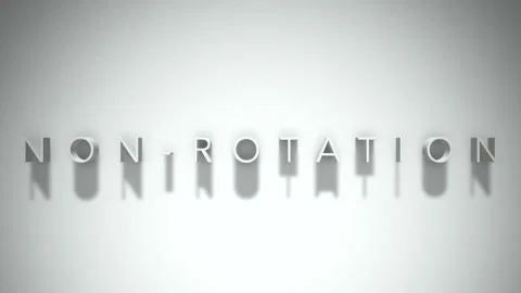Non rotation 3D title animation white text on a white background Stock Footage 298900214