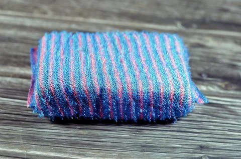 Non scratch multi color kitchen utensil scrubber pad, Multi use and foam pa.. Stock Photos