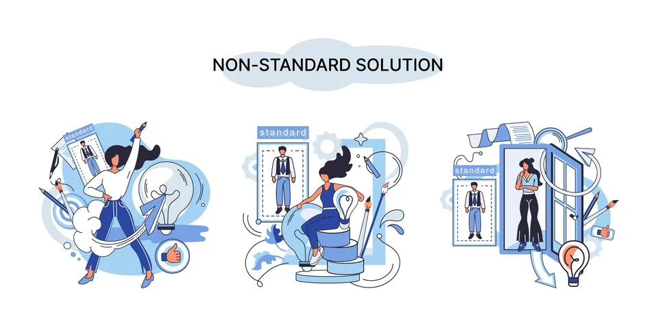 Non standart solution. Creation of individual decision for integration of Stock Illustration