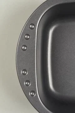 Non Stick Baking Pan Handle Texture Close Up Photos