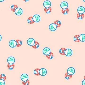 Non toxic vector seamless pattern 스톡 일러스트