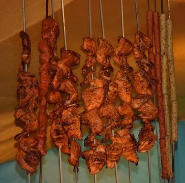 Non veg items 스톡 사진