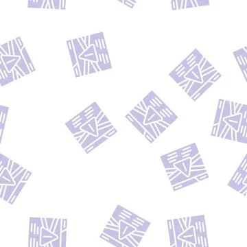 Non-working web site glyph vector seamless pattern イラスト素材