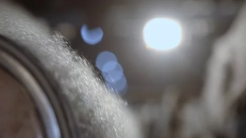 Non-woven textile materials, non-woven materials production in a modern factory Видео 116493115