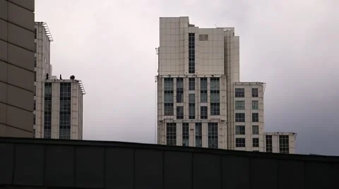 Nondescript Urban Buildings Video stock 54371004