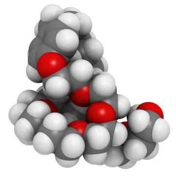 Nonoxynol-9 (n-9) molecule, chemical structure. n-9 is a surfactant molecule  Stock Illustration