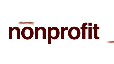 Nonprofit animated word cloud. Видео 71286878